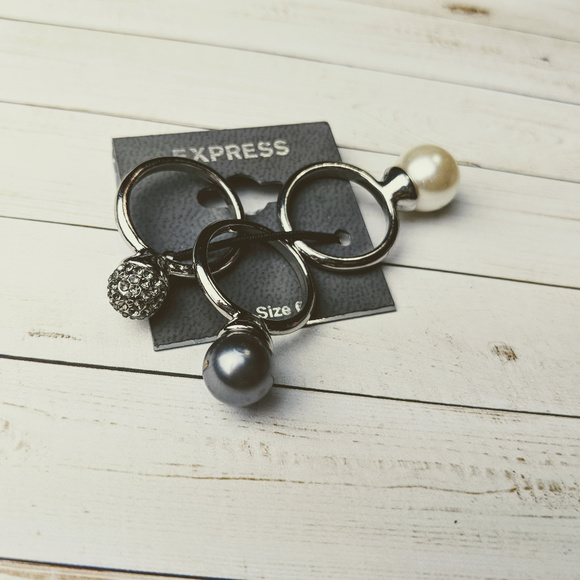 🆕 Express Rings Silver Bundle - Picture 2 of 3